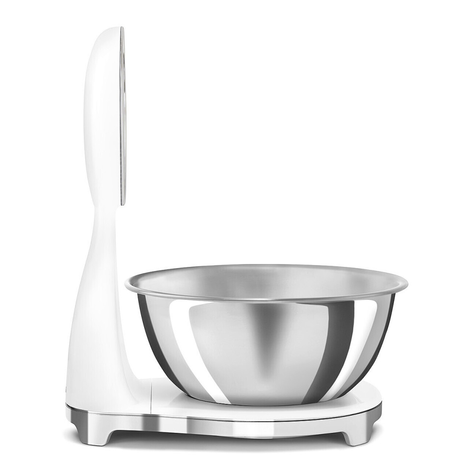 Ваги кухонні Smeg 50 Style, 31,5х18х25 см, білий