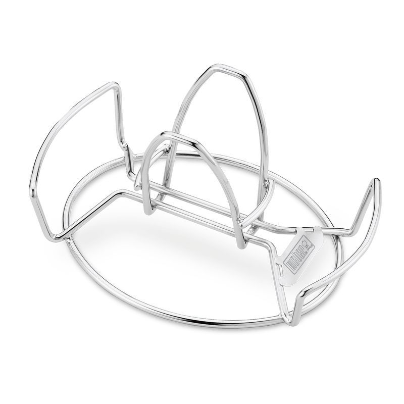 product image - Подставка под курицу Weber Standard, 23,6х15,8х13 см, серебристый