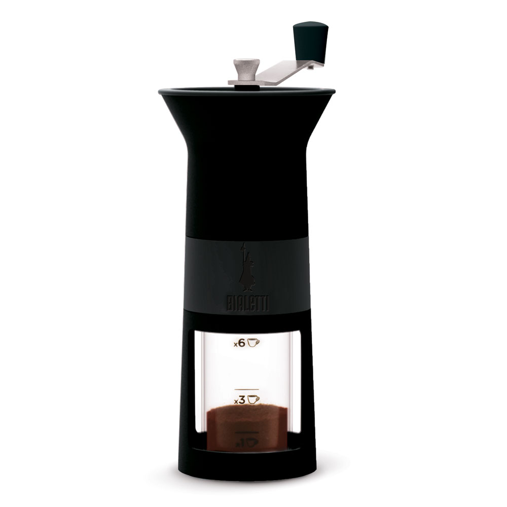 product image - Кофемолка ручная Bialetti, размеры упаковки 11,5 х 8,5 х 21,5 см, черный
