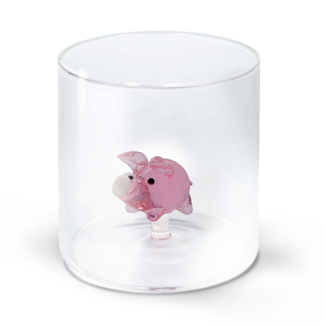 product image - Стакан "Свинка" WD Lifestyle Monterey Animals, объем 0,25 л, прозрачный