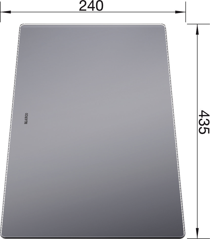 product image - Дошка обробна BLANCO SUBLINE 435х240 мм