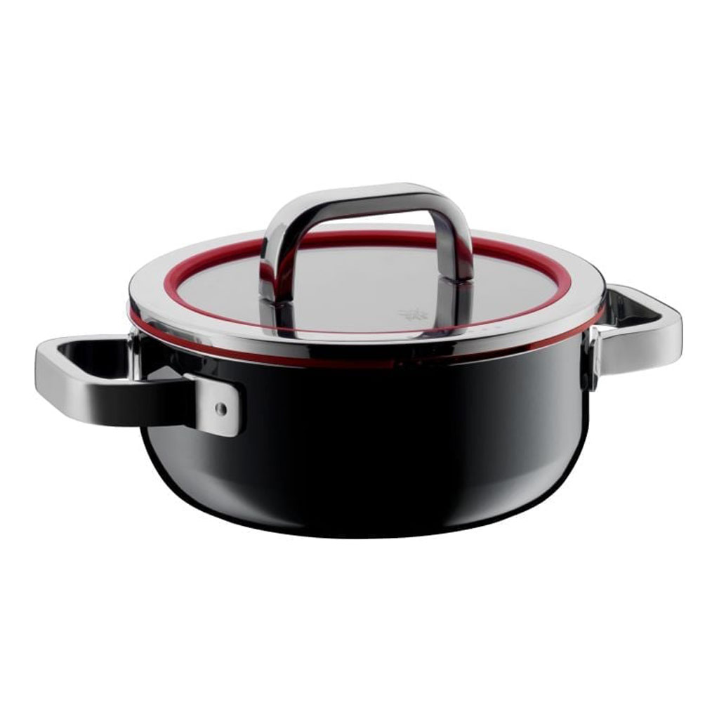 product image - Кастрюля с крышкой WMF FUSIONTEC MINERAL, объем 2,4 л, металлический черный