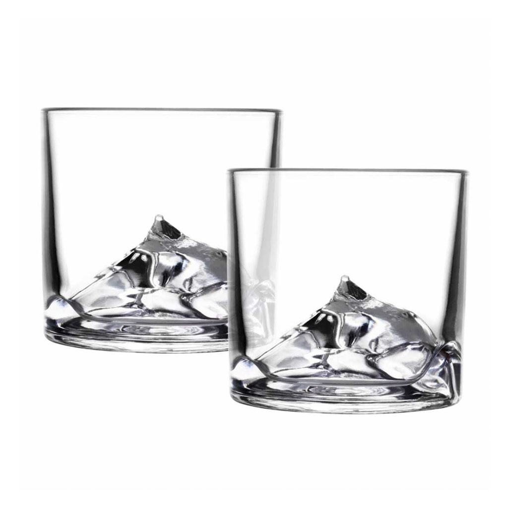 product image - Набор стаканов для виски Liiton PEAKS, объем 0,27 л, прозрачный, 2 штуки
