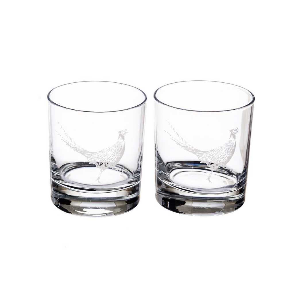 product image - Набір склянок для віскі Just Slate PHEASANT, об'єм 0,34 л, прозорий, 2 шт
