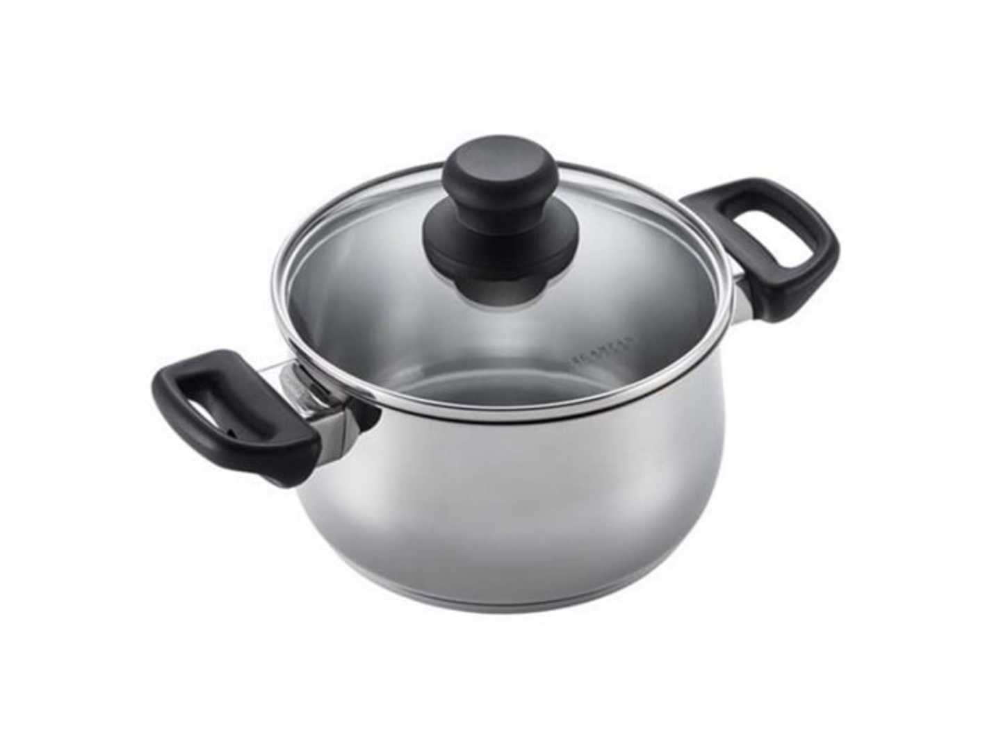 product image - Каструля з кришкою Scanpan CLASSIC, об'єм 2 л, діаметр 18 см, сріблястий