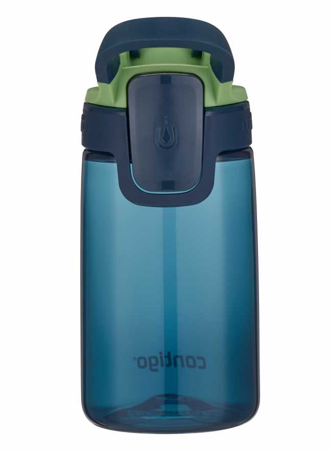 product image - Пляшка для води CONTIGO GIZMO SIP 14OZ BLUEBERRY GREENAPPLE EMEA, об'єм 0,42 л, темно-синій