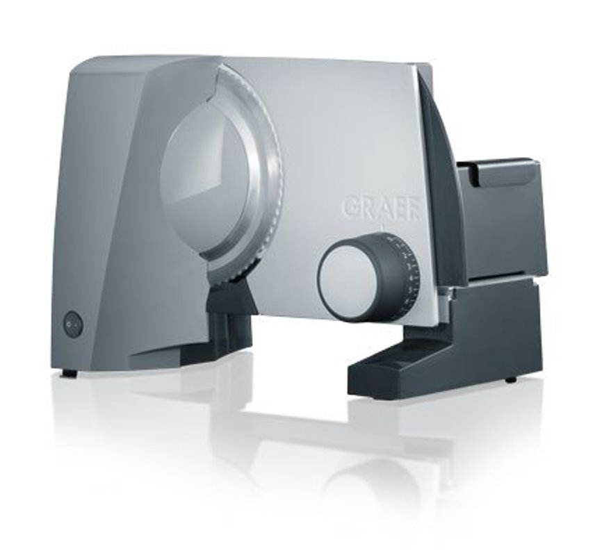 product image - Слайсер электрический Graef Evo, 32,5 x 23 x 24 см, серый