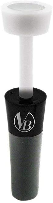 product image - Вакуумная пробка VinBouquet VACUUM STOPPER, 8 x 16 x 3.5 см, черно-белый