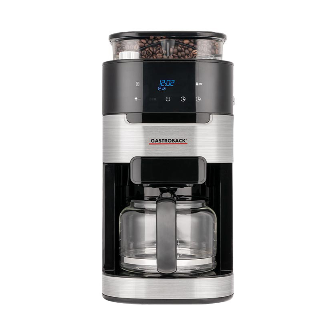 product image - Кофемашина капельная со встроенной кофемолкой 2 в 1 Gastroback Grind & Brew Pro Thermo