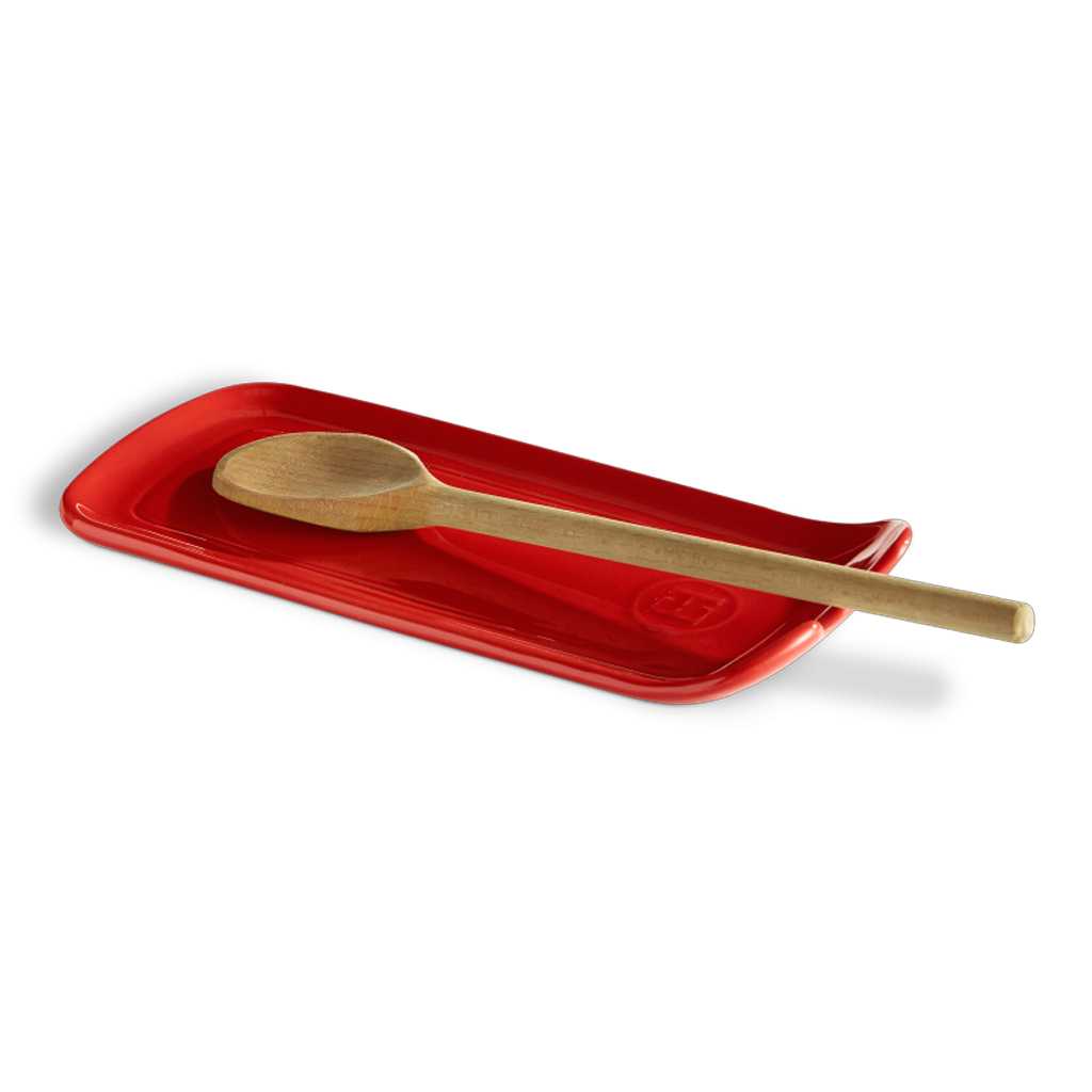 product image - Підставка для ложки Emile Henry KITCHEN TOOLS, 11х15,5 см, червоний