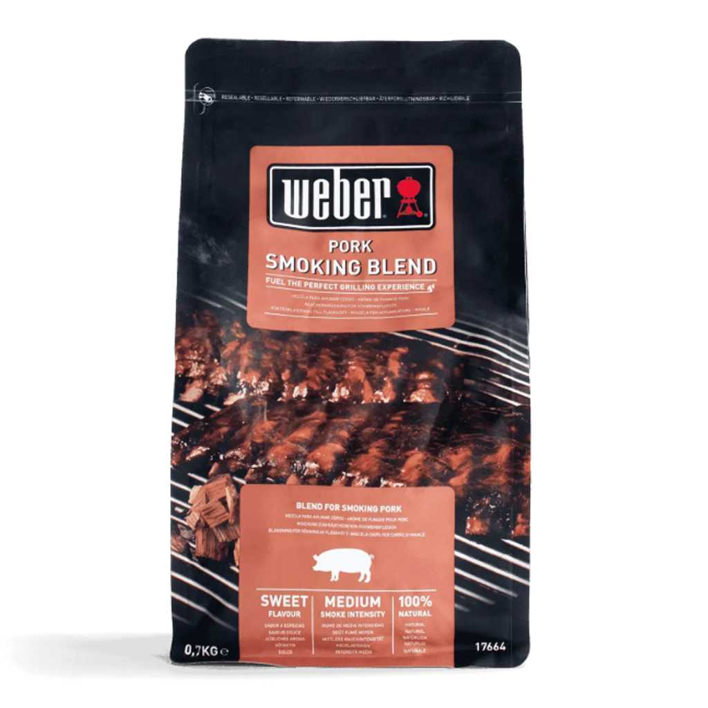 product image - Дерев'яні чипси для копчення до свинини Weber, об'єм 0,7 кг