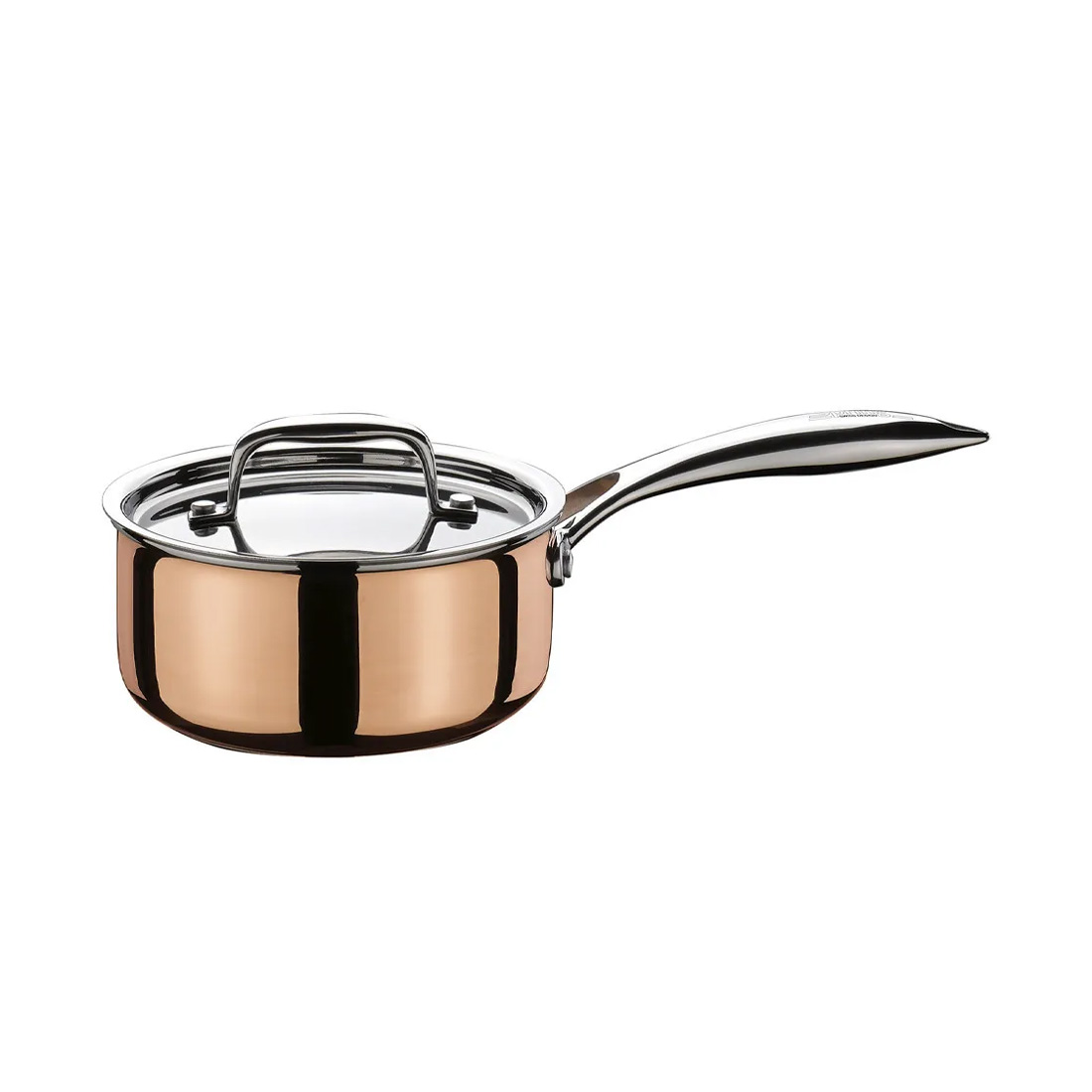 product image - Ківш із кришкою Spring Culinox, об'єм 1,4 л, діаметр 16 см, мідний
