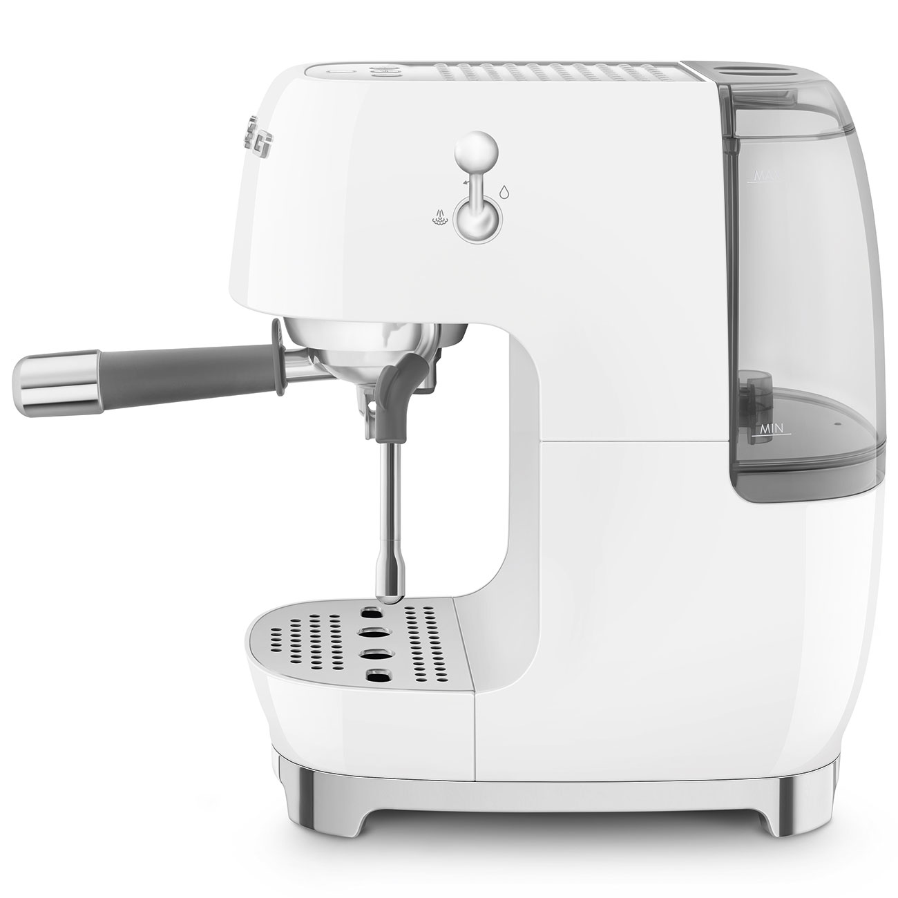 Кавоварка еспресо Smeg 50 Style, 36,4x20,5x29,5 см, білий