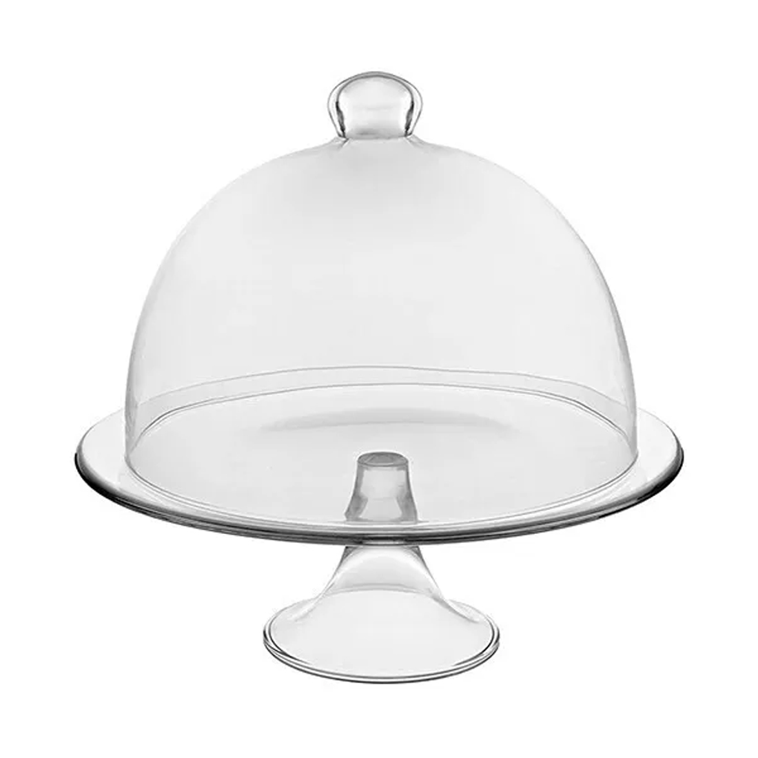 product image - Блюдо для торта с куполом Vidivi BANQUET, диаметр 32 см, прозрачный