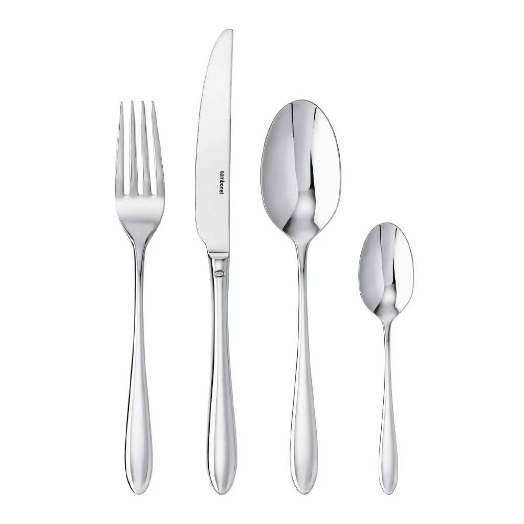 product image - Набір столових приборів Sambonet Retail DREAM, сріблястий, 24 предмети, на 6 персон