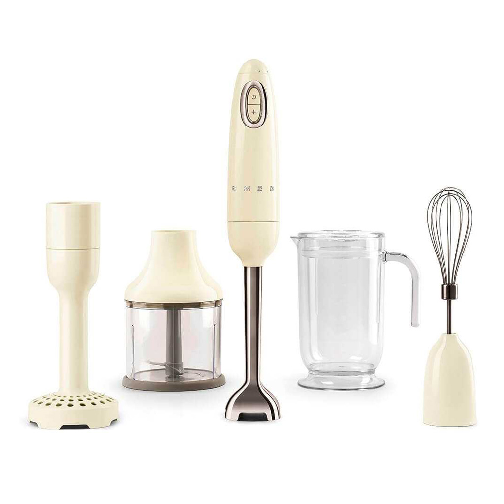 product image - Блендер погружной с насадками Smeg, кремовый