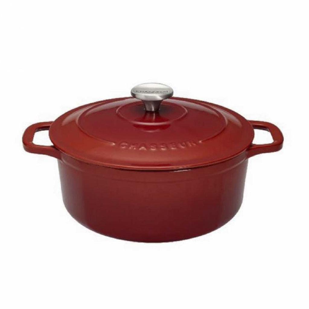 product image - Кастрюля с крышкой Chasseur ROUND CASSEROLE, объем 1,8 л, красный