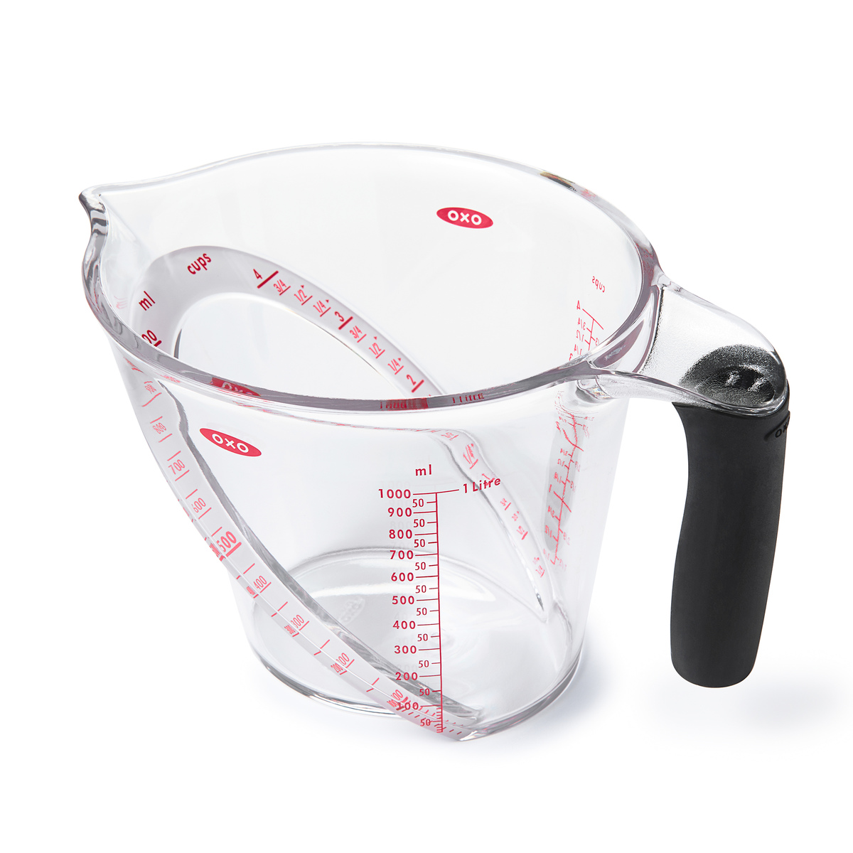 product image - Чаша мерная с наклонной шкалой делений OXO MEASURING,22х15х14 см, прозрачный