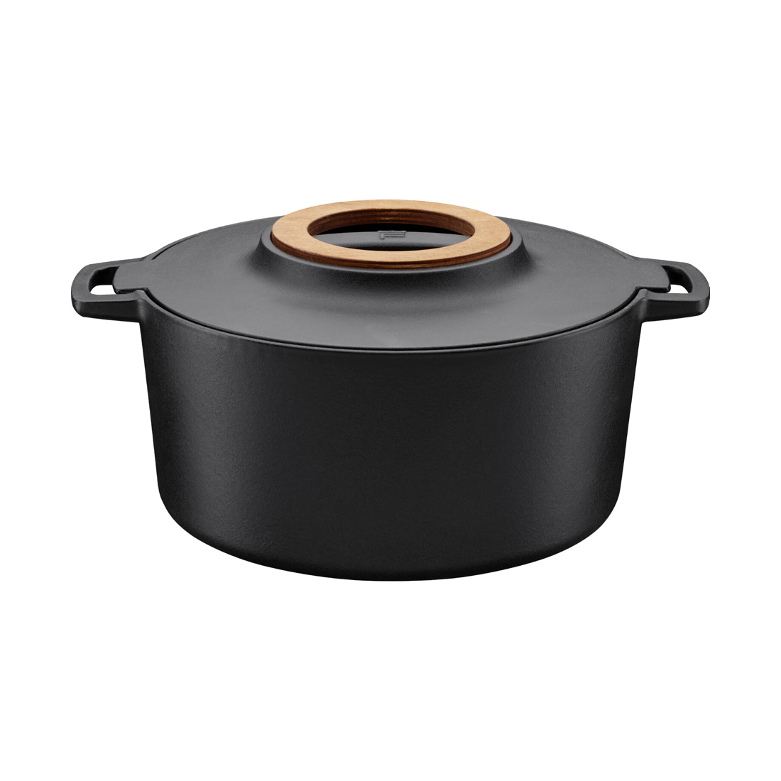 product image - Кастрюля чугунная Fiskars Norden, объем 6 л, черный