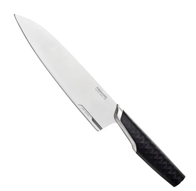 Ніж шеф-кухаря Fiskars Taiten, довжина 20 см, чорний