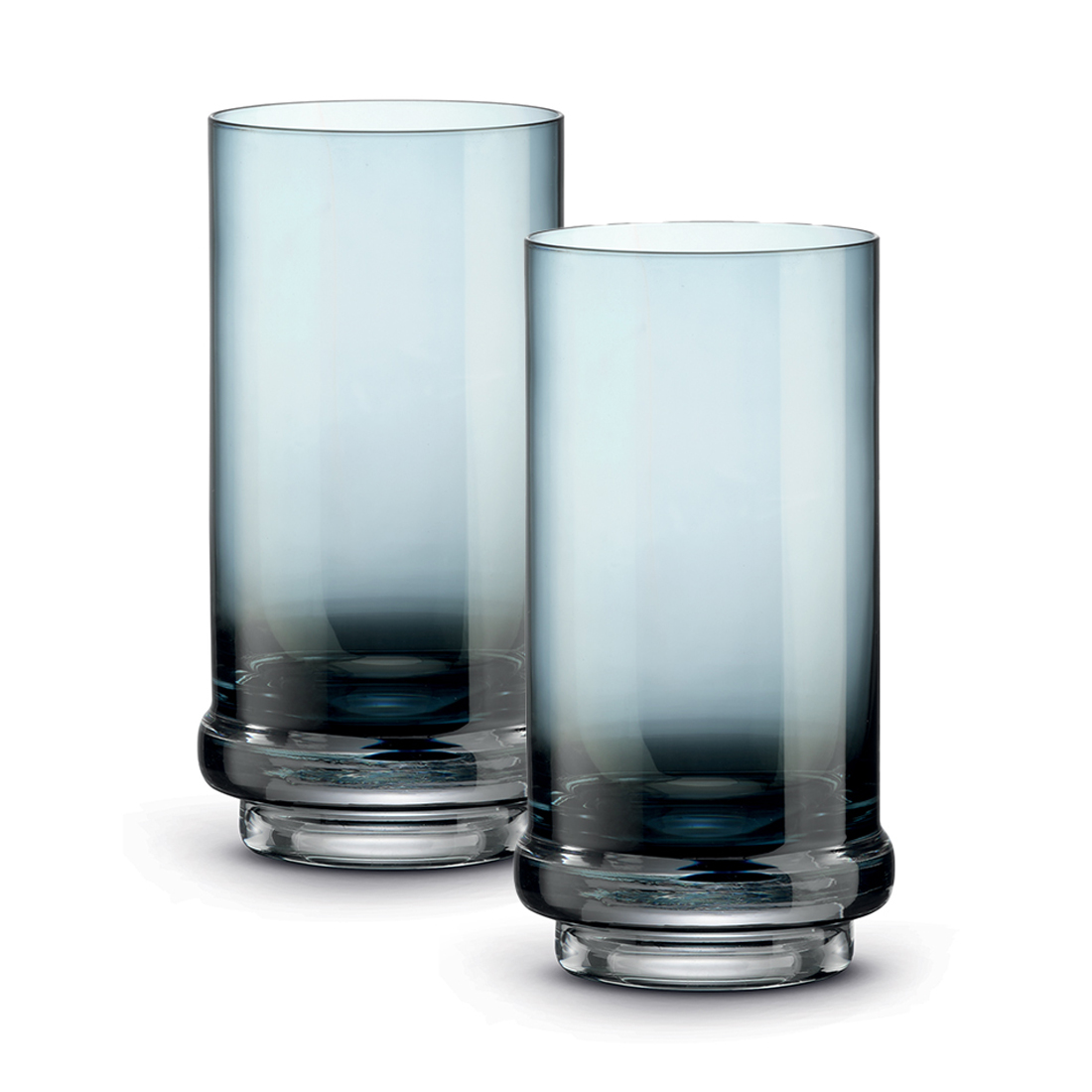 product image - Набір склянок високих Pozzi Milano Fun Classy, об’єм 0,37 л, синій, 2 шт