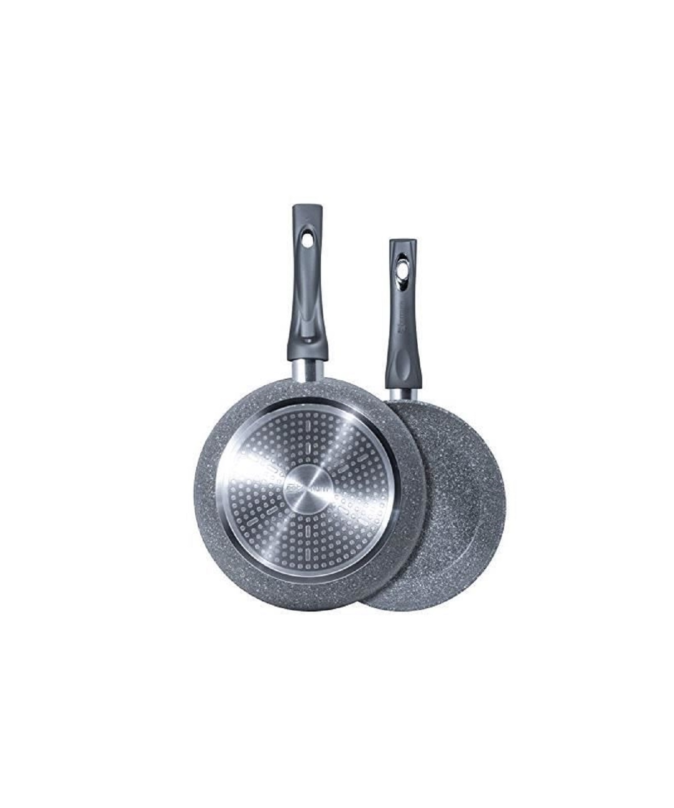 product image - Набір сковорідок індукційних Bialetti MADAME PETRA INDUCTION, діаметр 24 і 28 см, сірий, 2 предмети