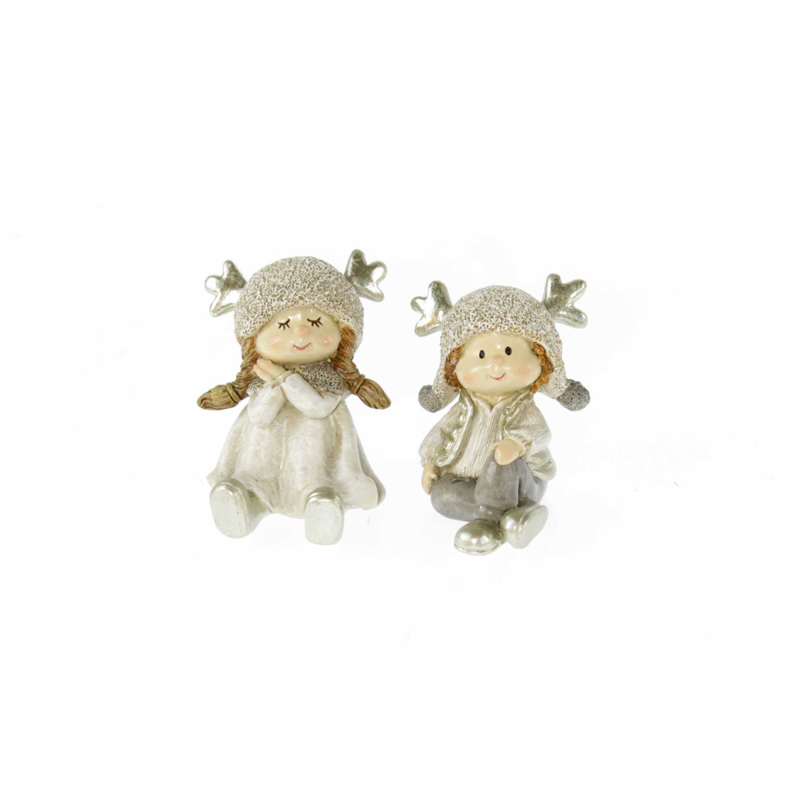 product image - Cтатуэтка Ребенок Goldbach, 6х5х4,5 см, бежевый с серебристым, в ассортименте