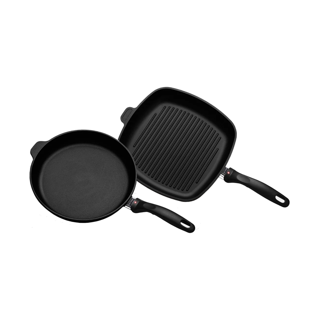 product image - Набір сковорідок Swiss Diamond XD Induction, діаметр 28 см і 28х28 см, чорний
