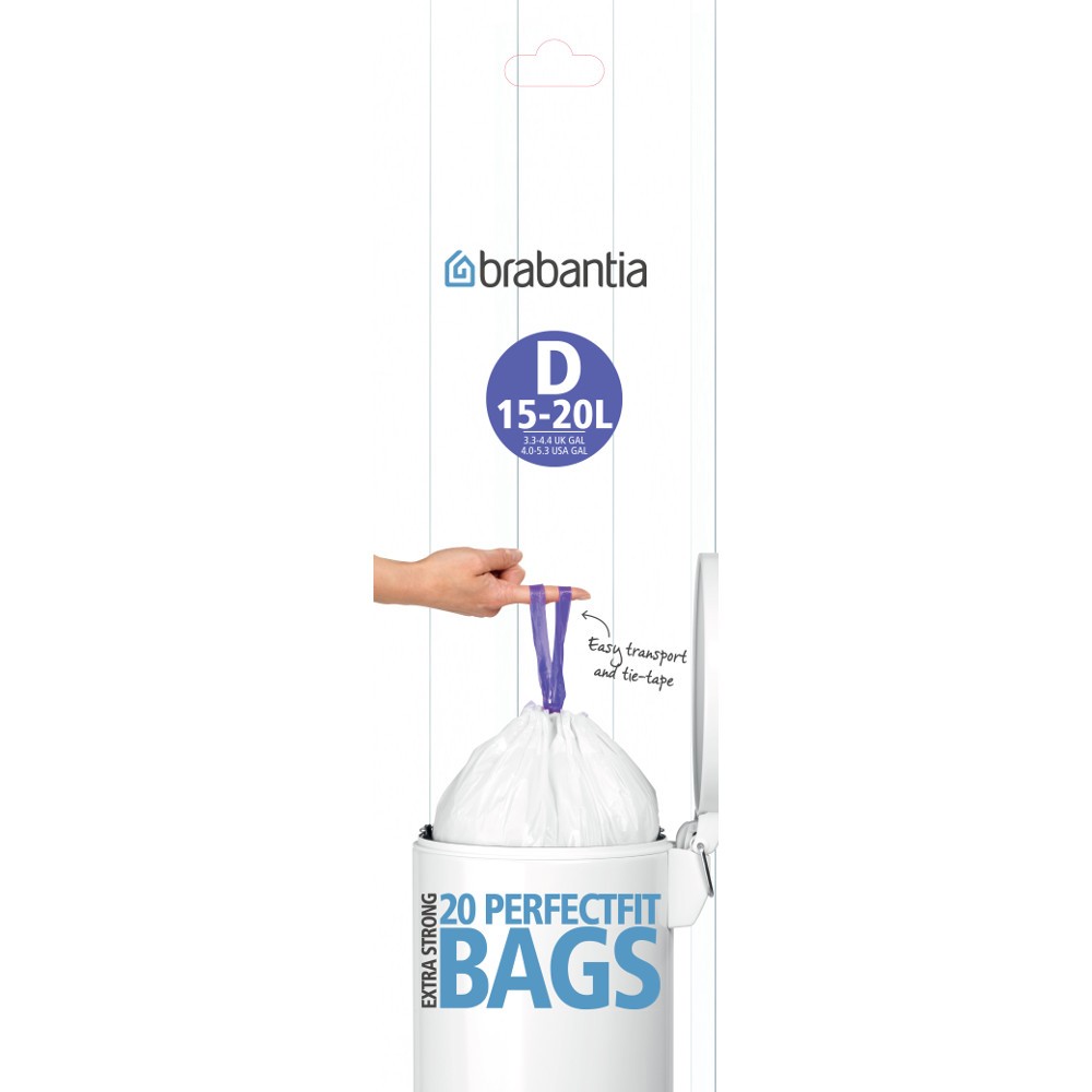 product image - Набор мусорных пакетов Brabantia 15/20 л, 20 шт.