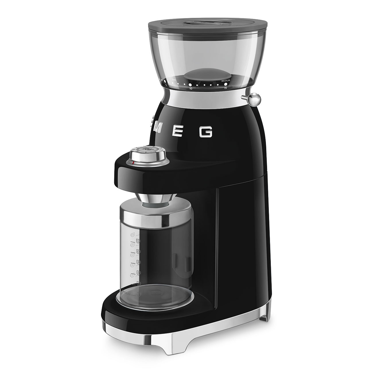 Кофемолка Smeg 50 STYLE, 15x34,5x22 см, черный
