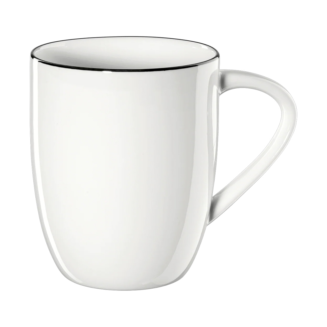 product image - Кружка ASA Selection À table, объем 0,35 л, белый с черным