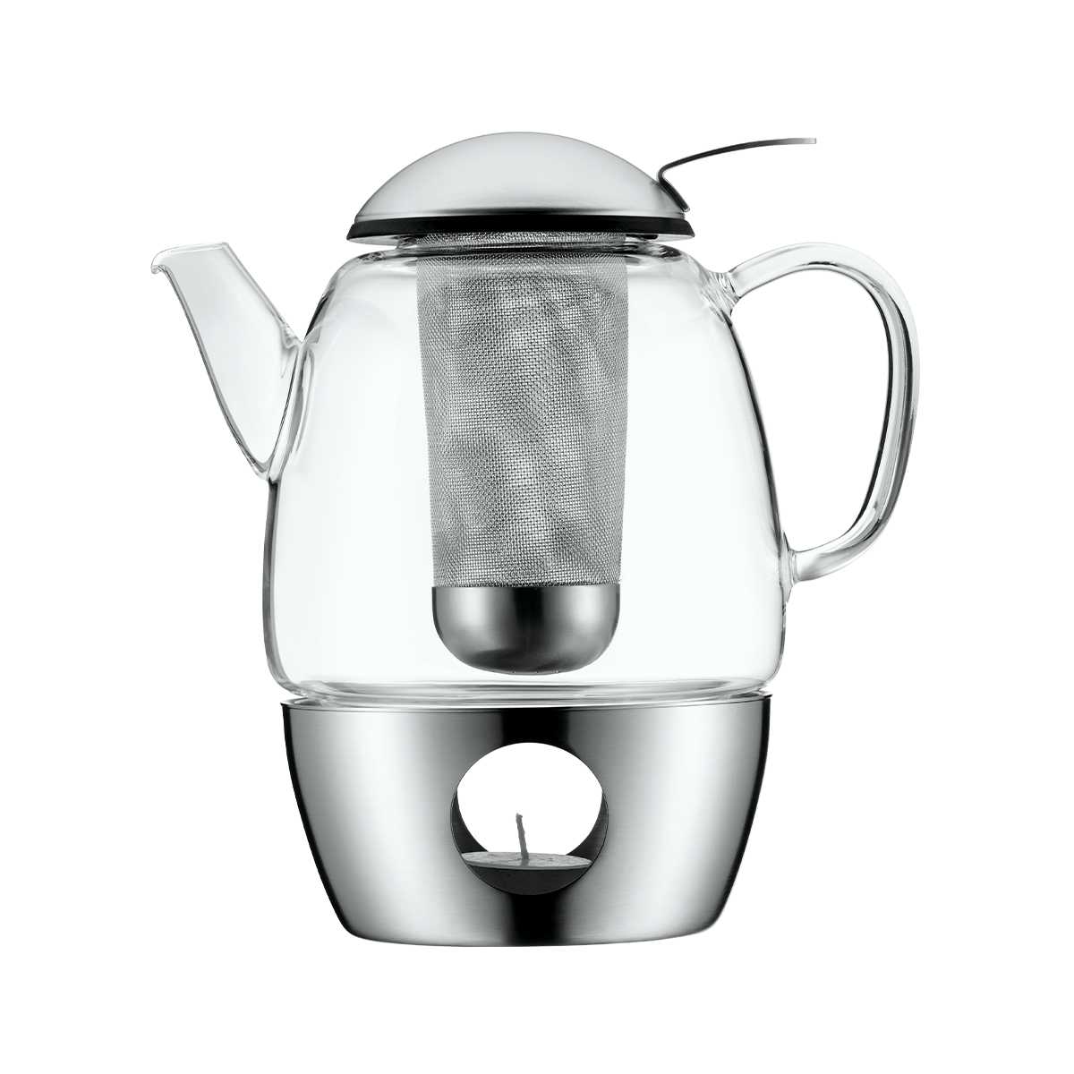 product image - Чайник заварочный с подогревом WMF COFFEE AND TEA, объем 1 л, прозрачный