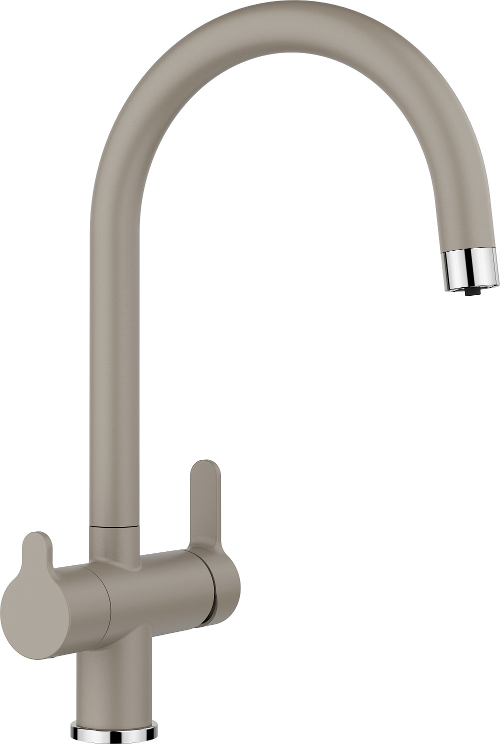 product image - Змішувач BLANCO TRIMA сірий беж