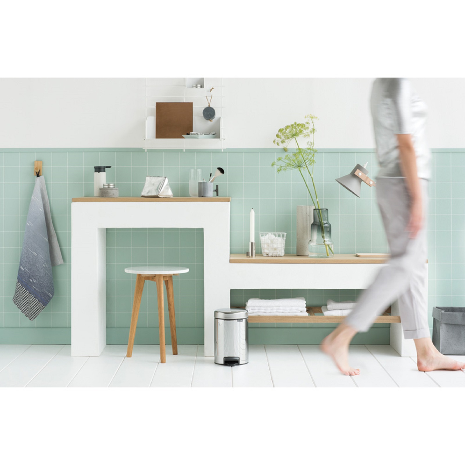 Бак для сміття Pedal Bin NewIcon Brabantia, об'єм 3 л, сталевий полірований