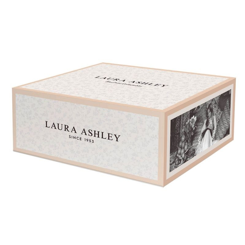 Набор кружекLaura Ashley BLUEPRINT, объем 0,32 л, белый в синий мелкий цветок, 4 шт
