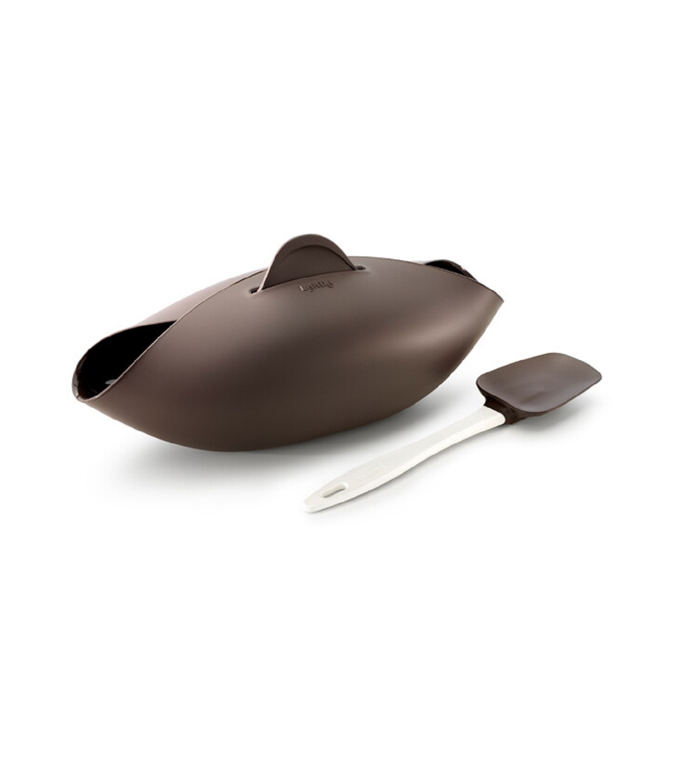 product image - Форма для выпечки хлеба с лопаткой Lekue HOME BREAD, 28х23х13 см, коричневый, 2 предмета