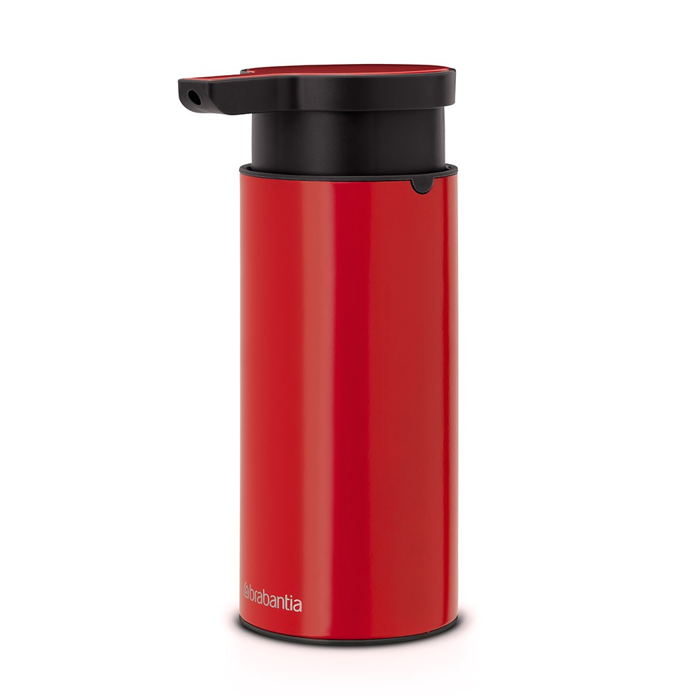 product image - Дозатор для жидкого мыла Brabantia, объем 0,2 л, красный с черным