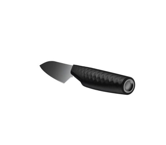 Ніж для очищення Fiskars Taiten, довжина 10 см, чорний