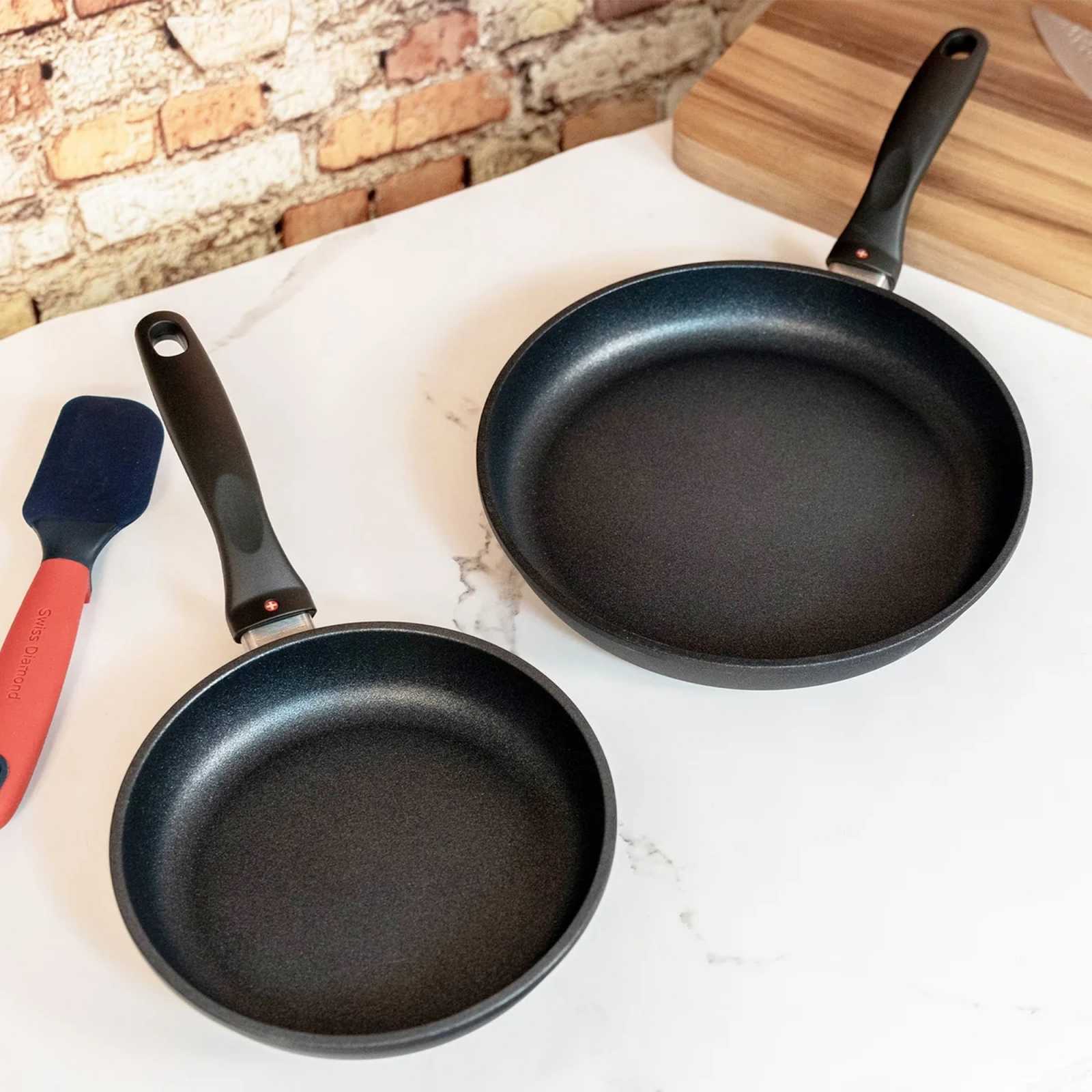 Набор сковород Swiss Diamond XD Induction, диаметр 20 и 26 см, черный