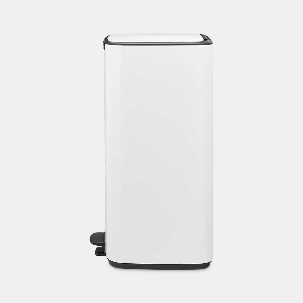 Бак для сміття Brabantia Bo Pedal Bin, об'єм 30 л, білий