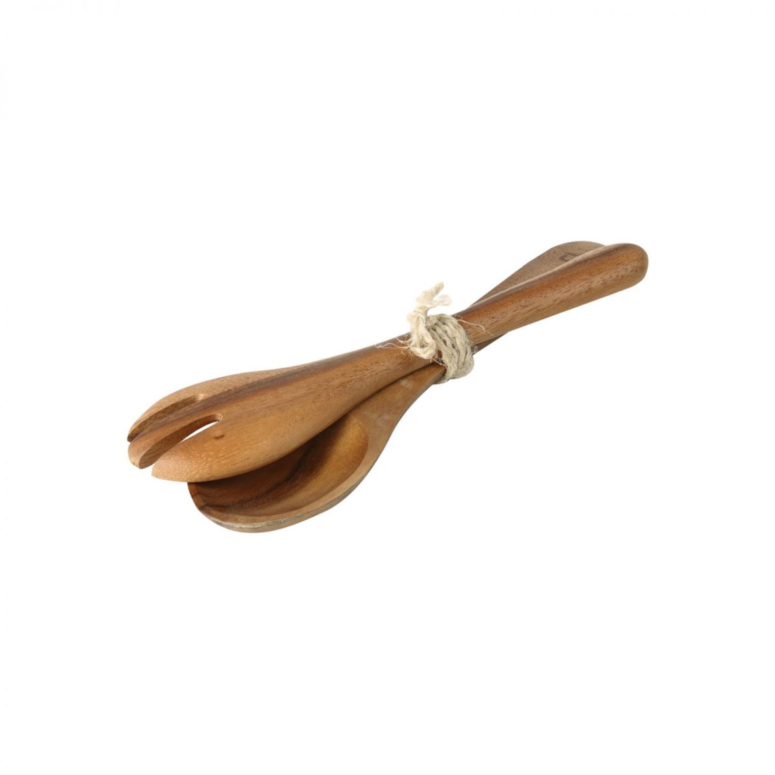 product image - Набір приборів для салату T&G TUSCANY, довжина 28 см, дерево, бежевий, 2 предмети