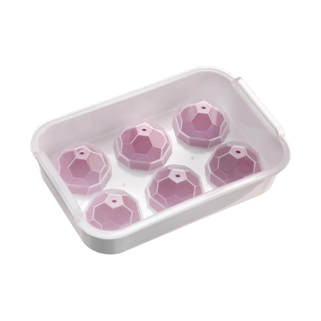 product image - Форма для льда Westmark, 13,5х20,2х6 см, белый с бордовым