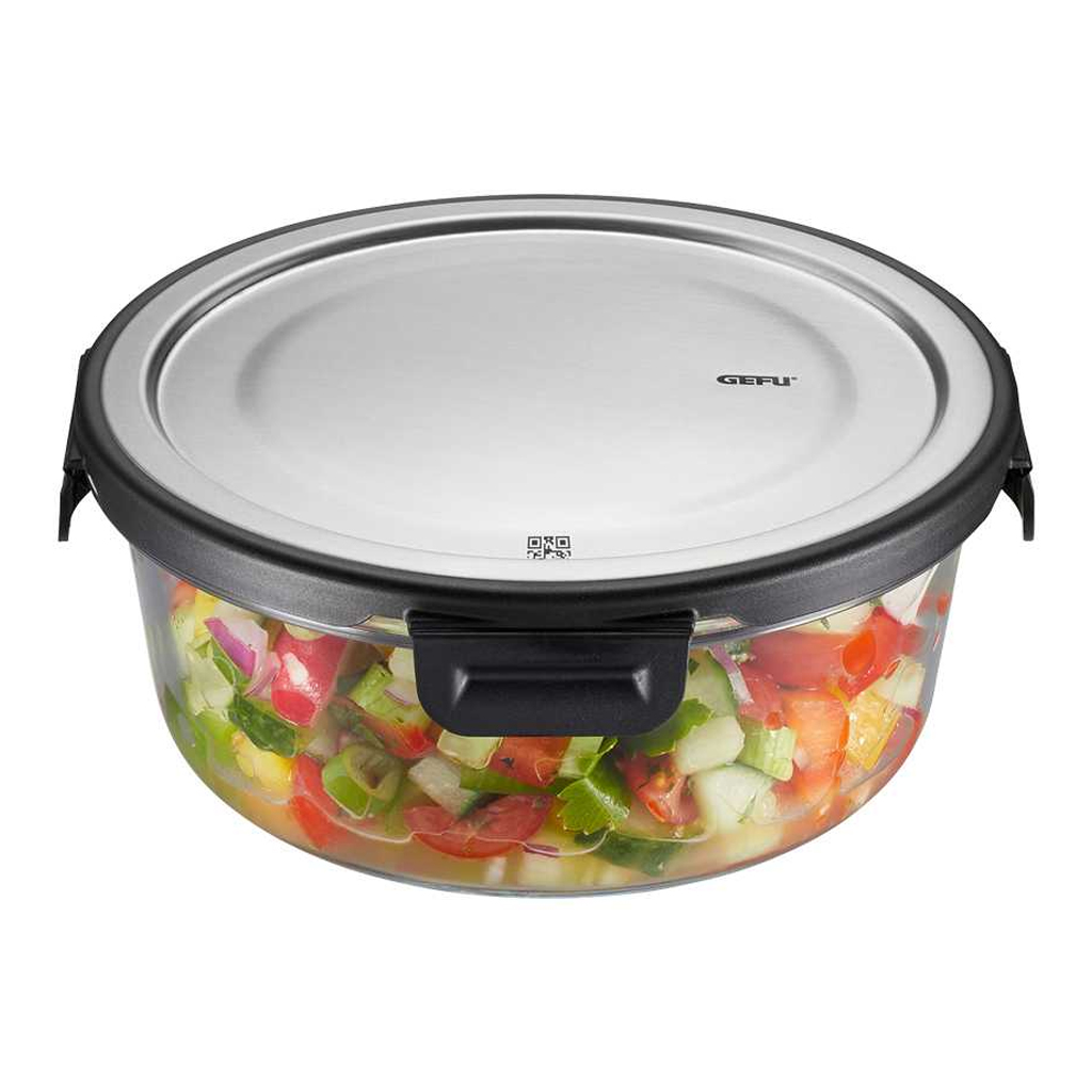 product image - Контейнер для хранения продуктов GEFU MILO, размеры 17,9 х 7,5 см, объем 0,9 л, прозрачный