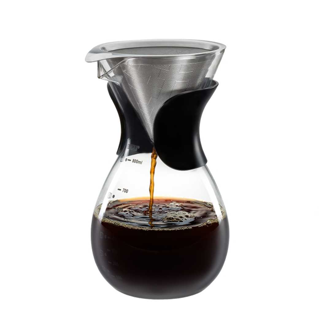 product image - Кофеварка с фильтром GEFU Butio, объем 0,8 л, прозрачный