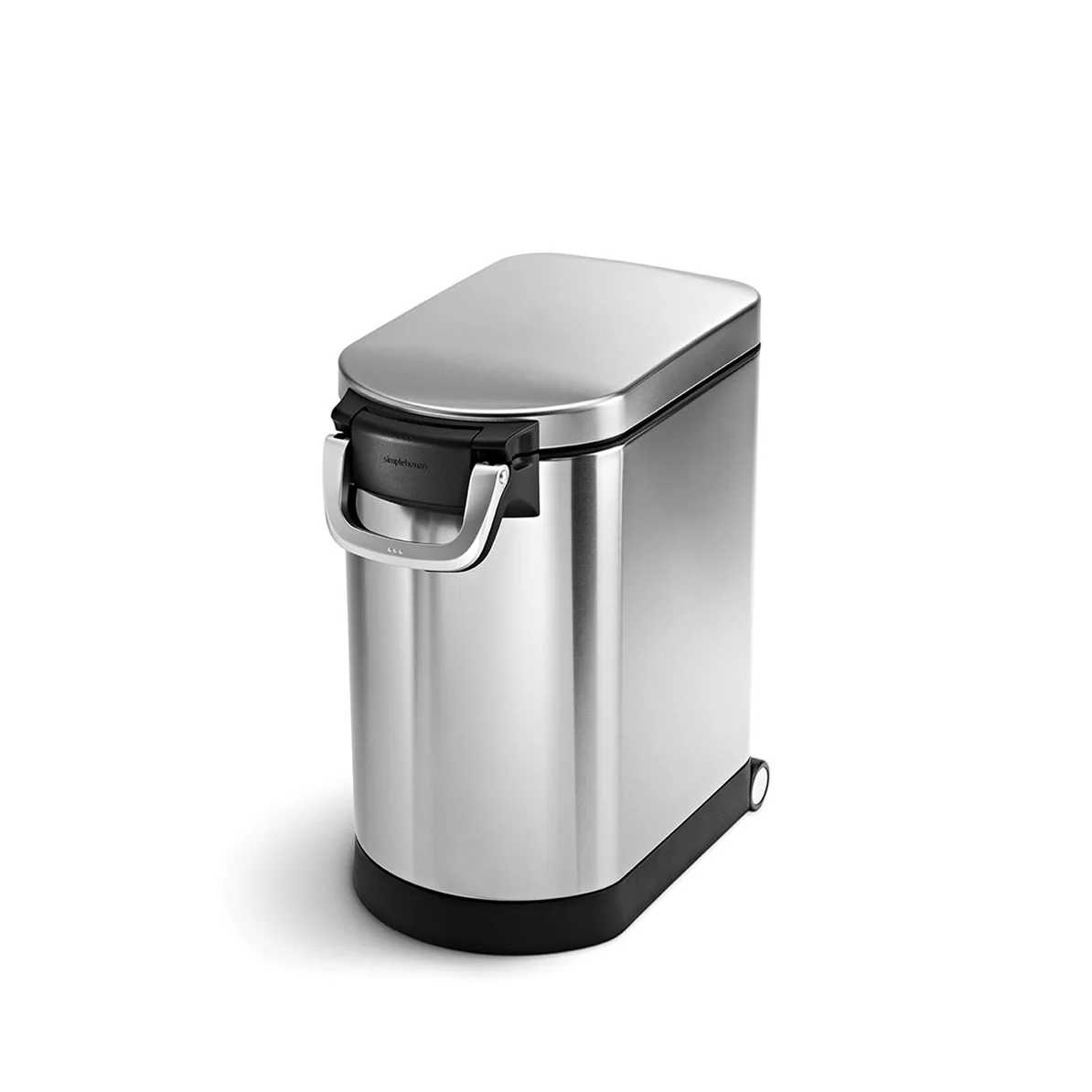 product image - Контейнер для корму Simplehuman Pet Food, об'єм 25 л, сріблястий