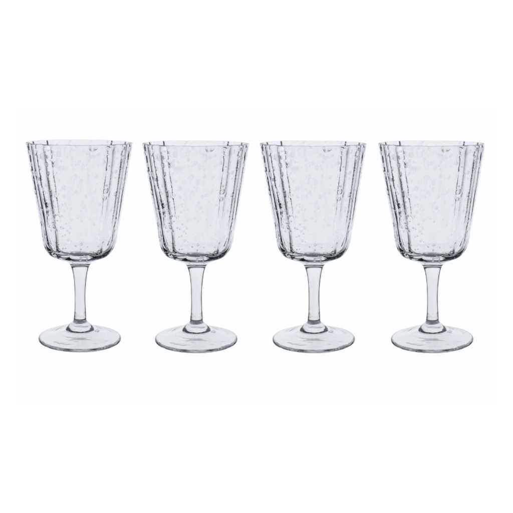 product image - Набір келихів для червоного вина Laura Ashley GLASS COLLECTABLES, об'єм 0,36 л, прозорий, 4 шт.