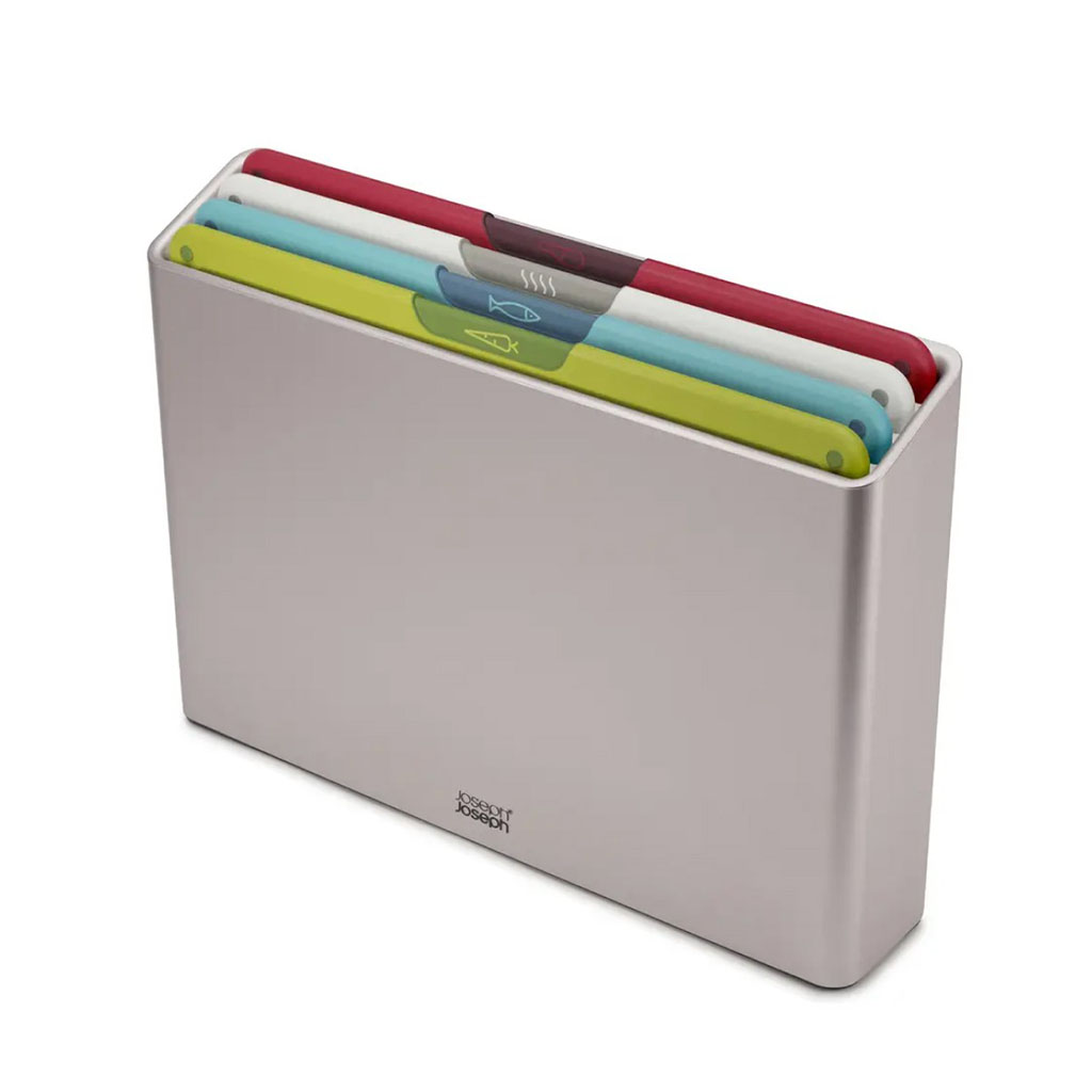 product image - Набор досок разделочных Joseph Joseph FOLIO, 26,5x35,5x7,4 см, 5 предметов, разноцветный