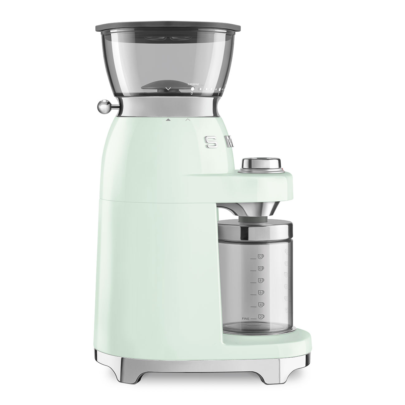 Кофемолка Smeg 50 STYLE, 15x34,5x22 см, пастельно-зеленый
