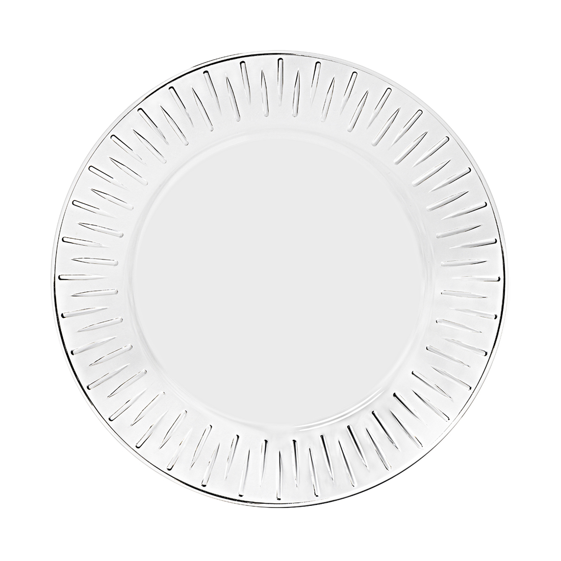 product image - Набор тарелок сервировочных Vidivi MURANO, диаметр 32 см, прозрачный, 2 шт