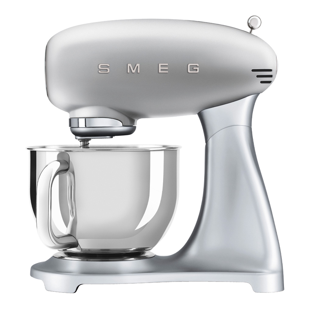 product image - Миксер планетарный Smeg 50 Style, объем чаши 4,8 л, серебристый